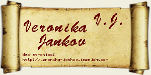Veronika Jankov vizit kartica